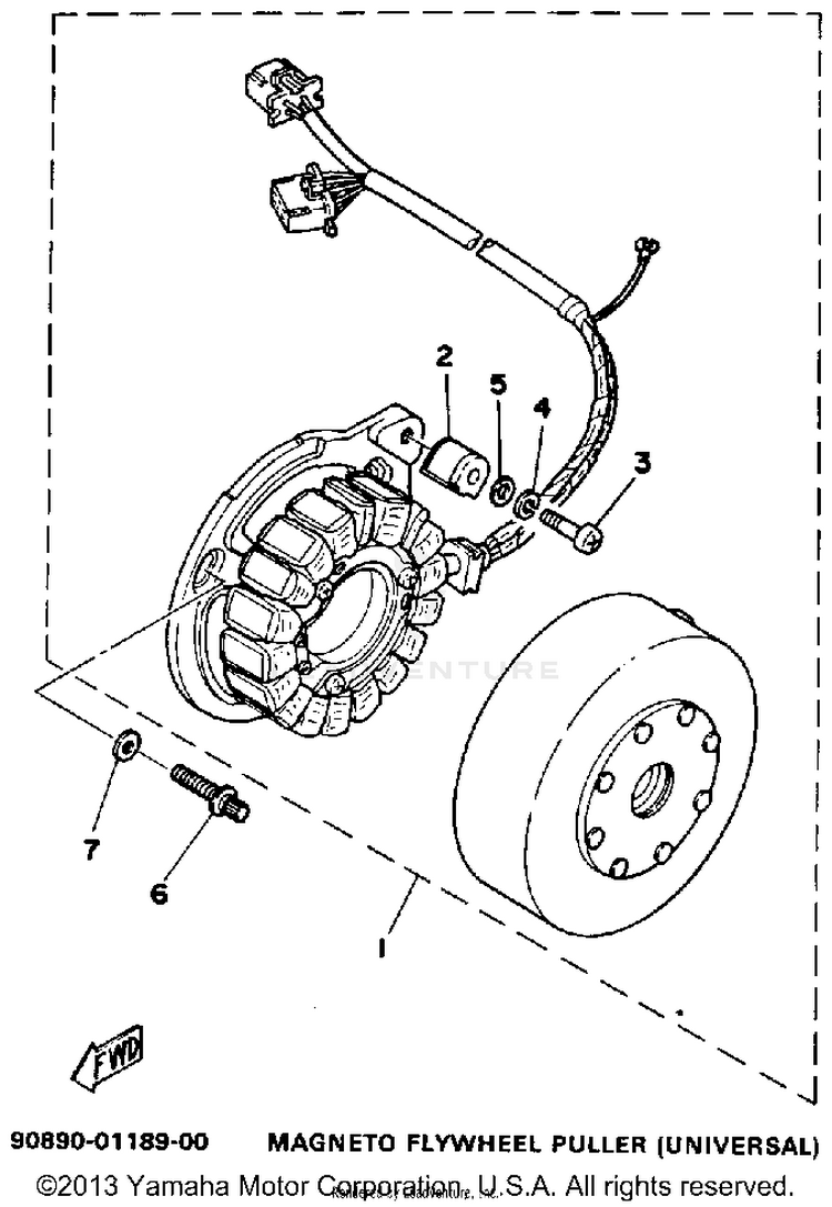A - C - Magneto Schematic