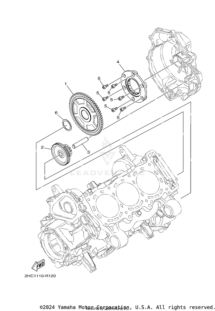 Starter Clutch Schematic