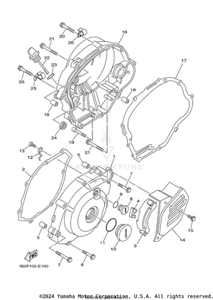 Crankcase Cover 1 Schematic