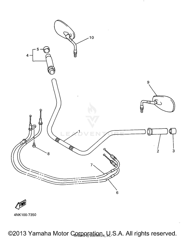 Steering Handle Cable Schematic