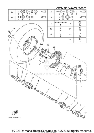 Front Wheel 2 Schematic