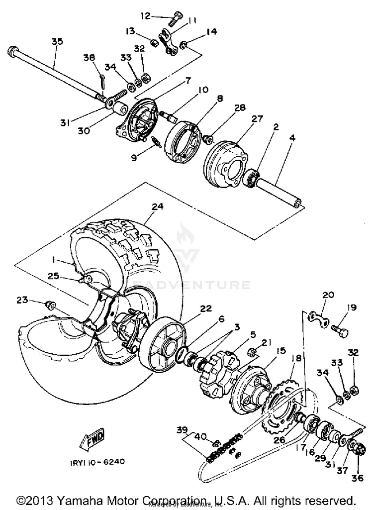 Rear Wheel Schematic