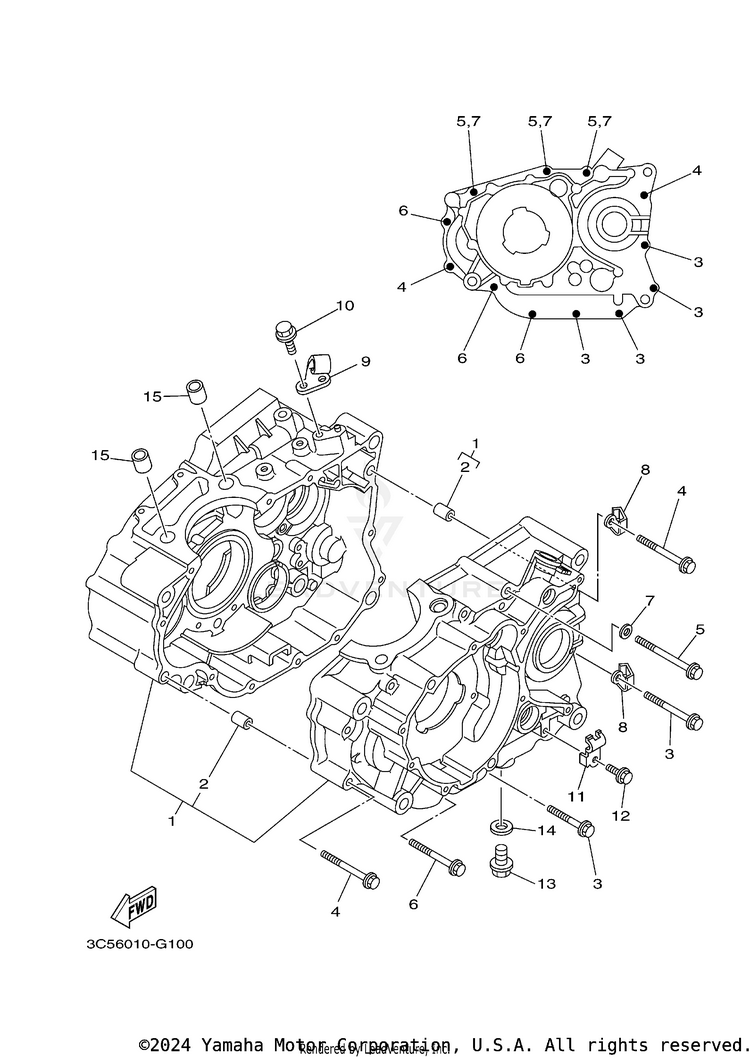 Crankcase Schematic