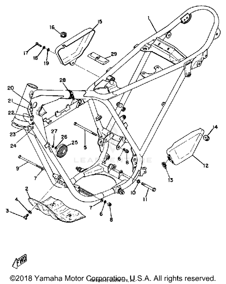 Frame - Side Cover Schematic