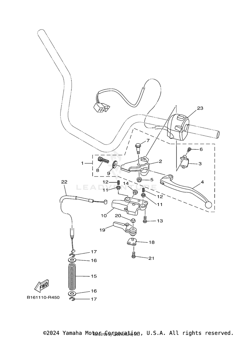 Handle Switch & Lever Schematic
