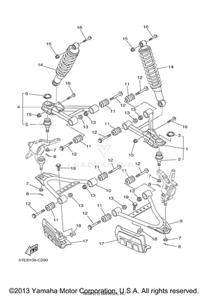 Front Suspension Wheel Schematic