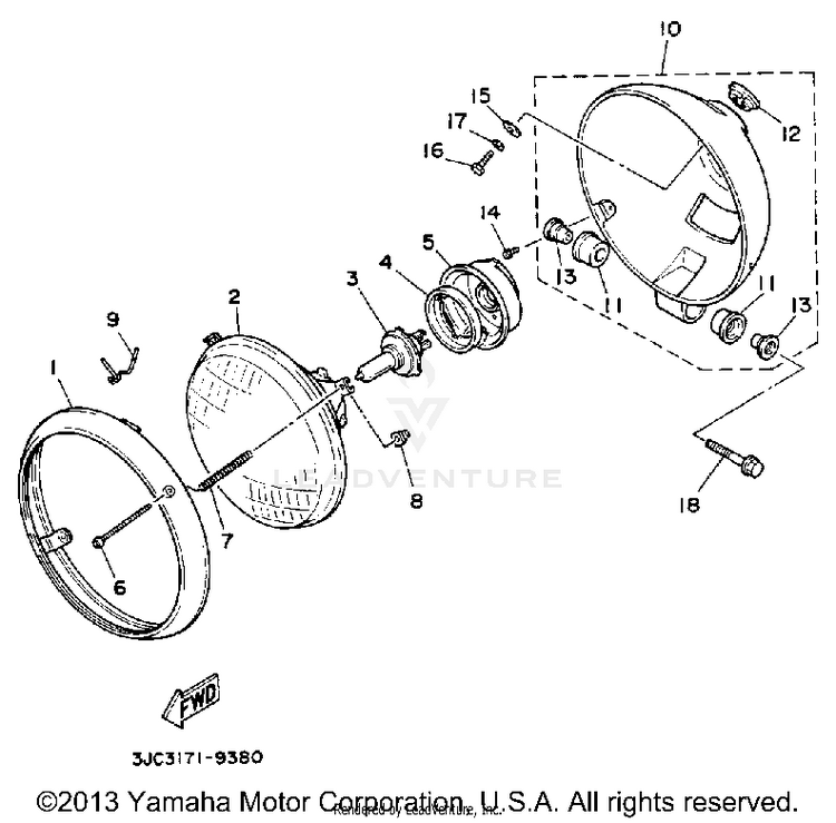 Headlight Schematic
