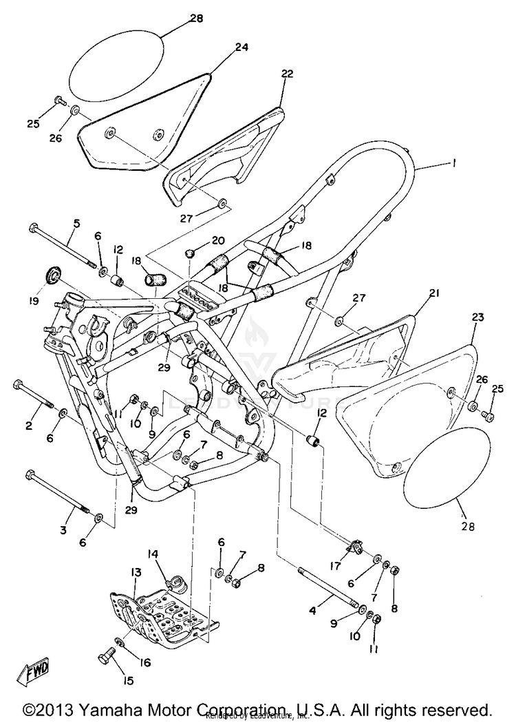 Frame - Slide Cover Schematic