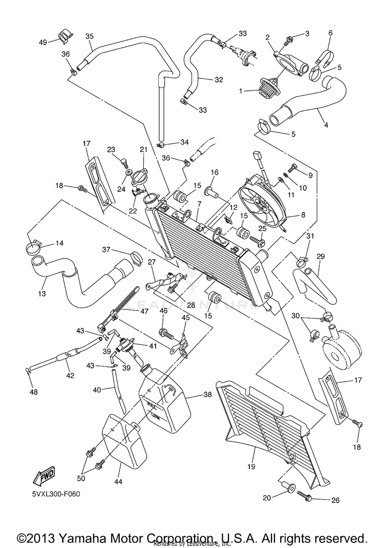 Radiator Hose Schematic