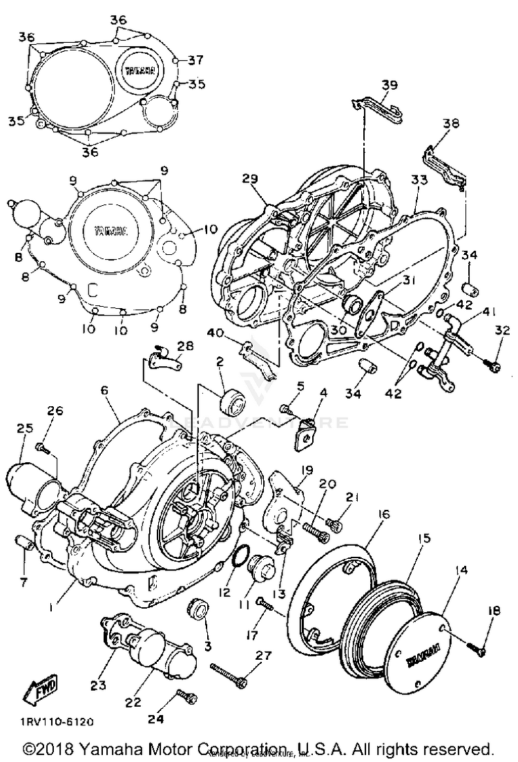 Crankcase Cover Schematic