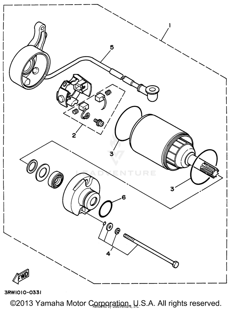 Starting Motor Schematic