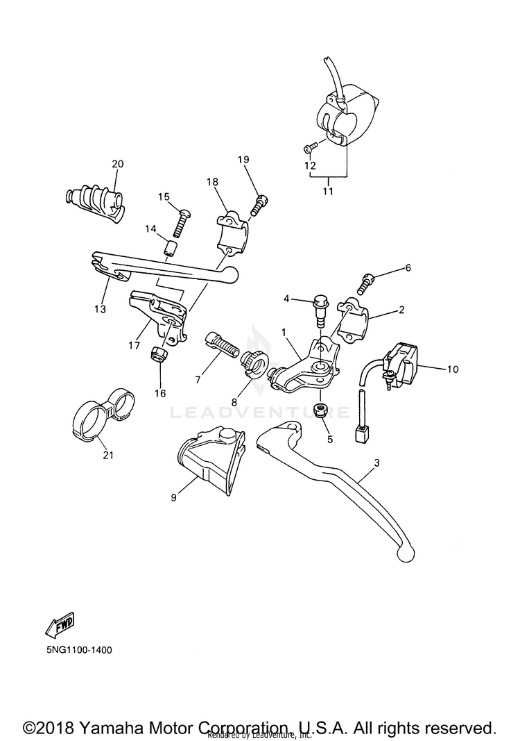 Handle Switch Lever Schematic