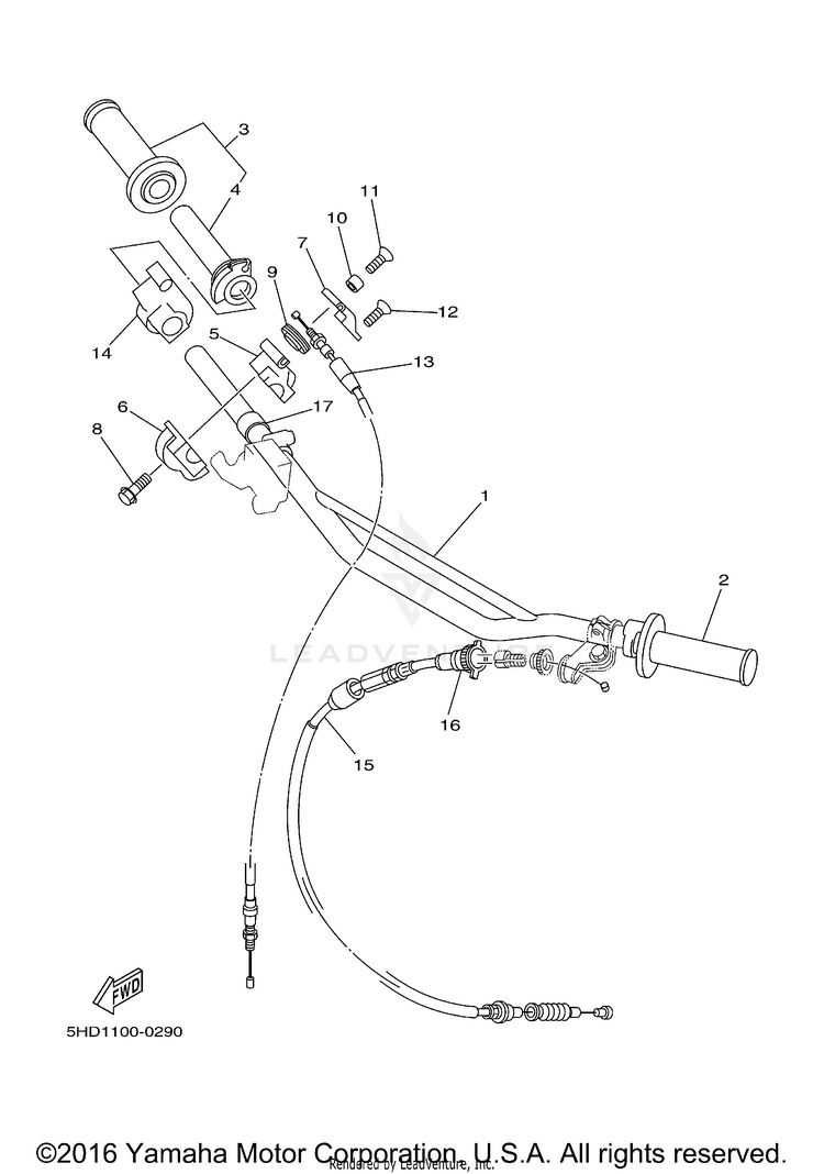 Steering Handle Cable Schematic