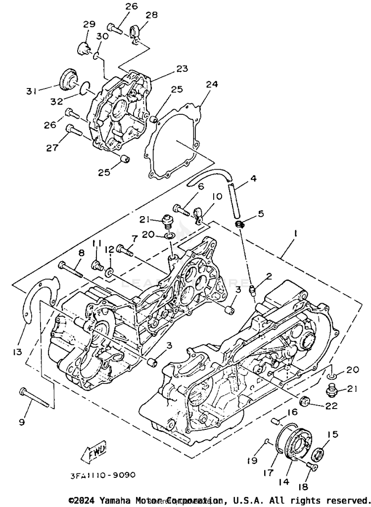 Crankcase Schematic