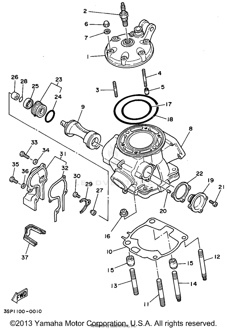 Cylinder Head Schematic