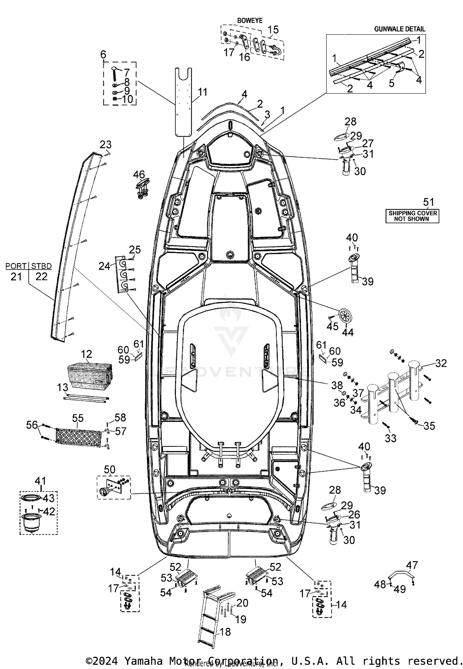 HULL DECK FITTINGS