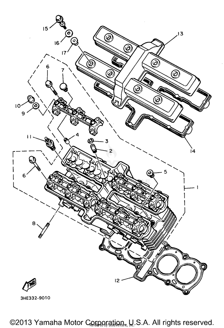 Cylinder Head Schematic