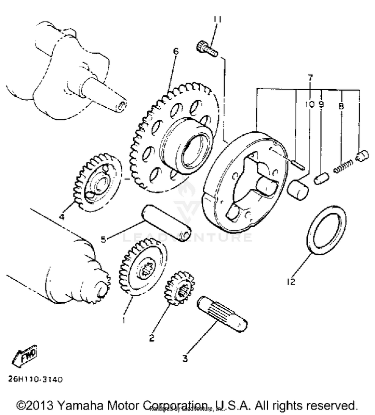 Starter Clutch Schematic
