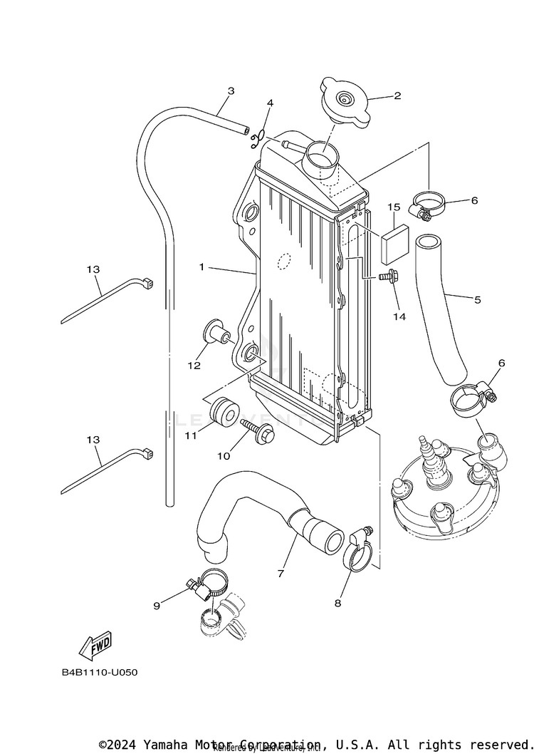 Radiator Hose Schematic