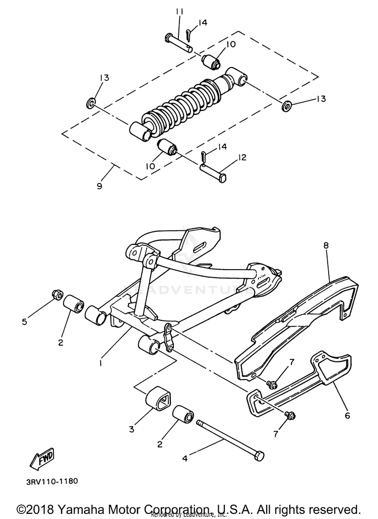 Rear Arm - Suspension Schematic