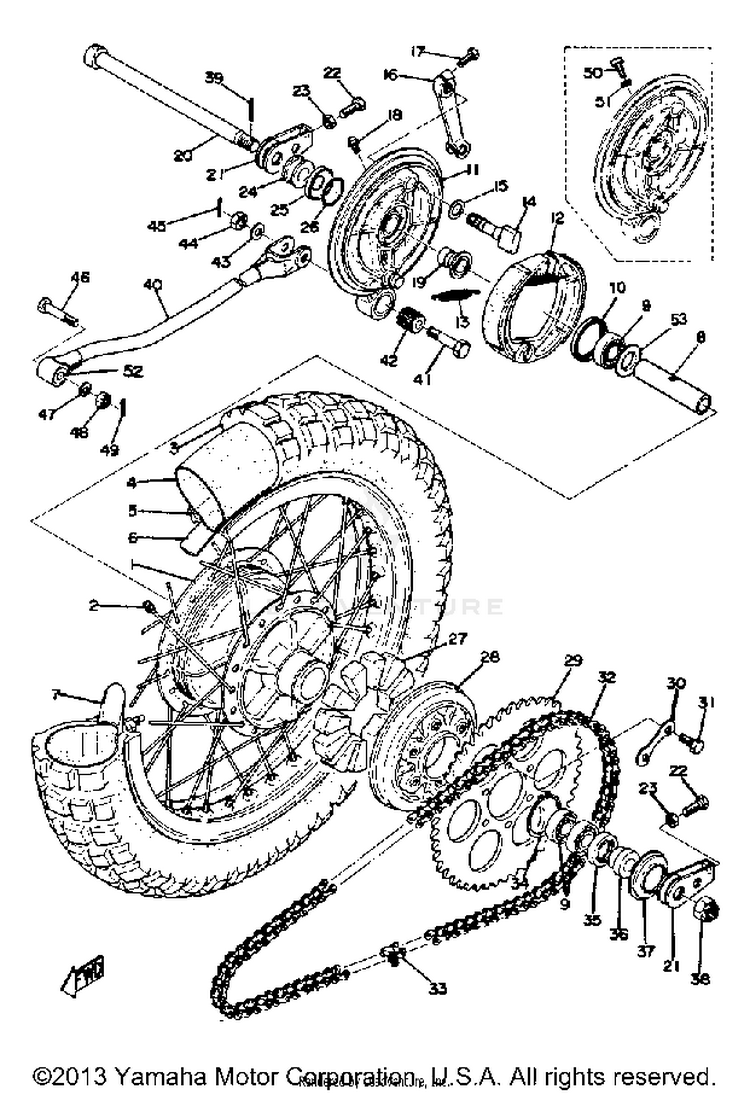 Rear Wheel Schematic