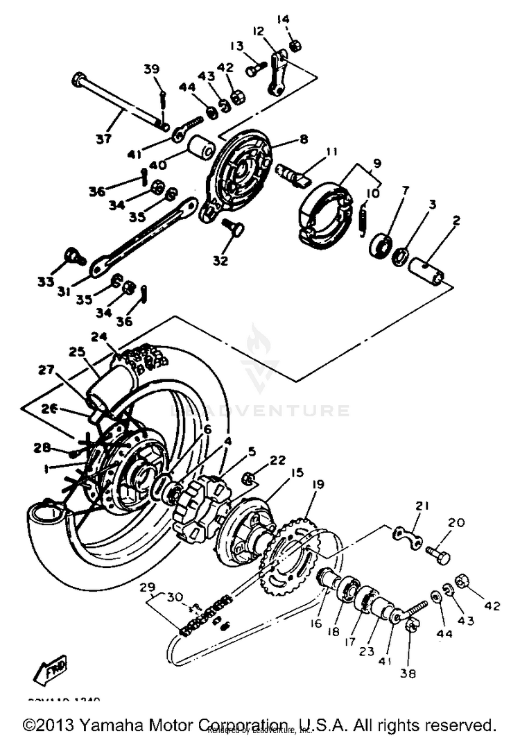 Rear Wheel Schematic