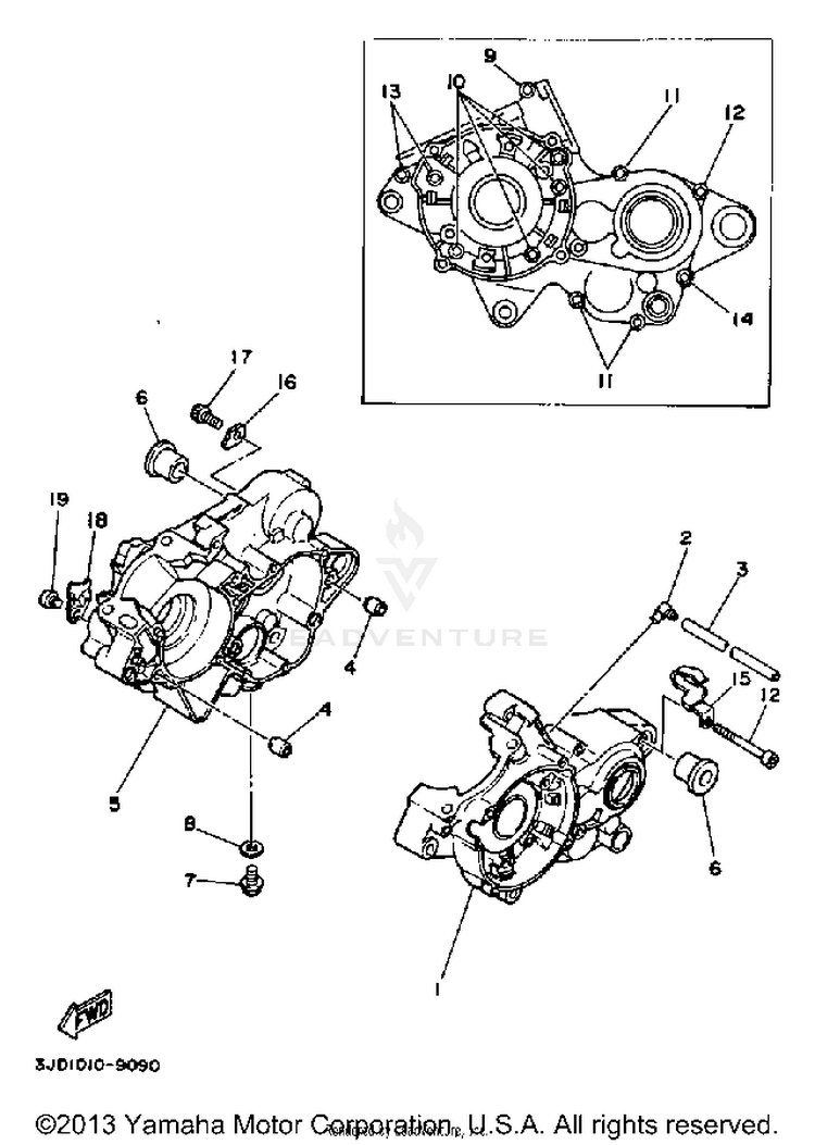 Crankcase Schematic