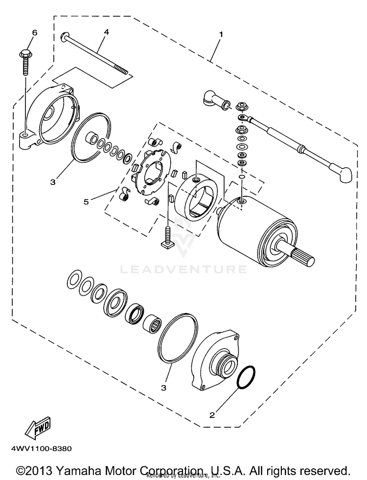 Starting Motor Schematic