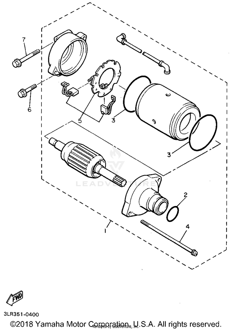 Starting Motor Schematic