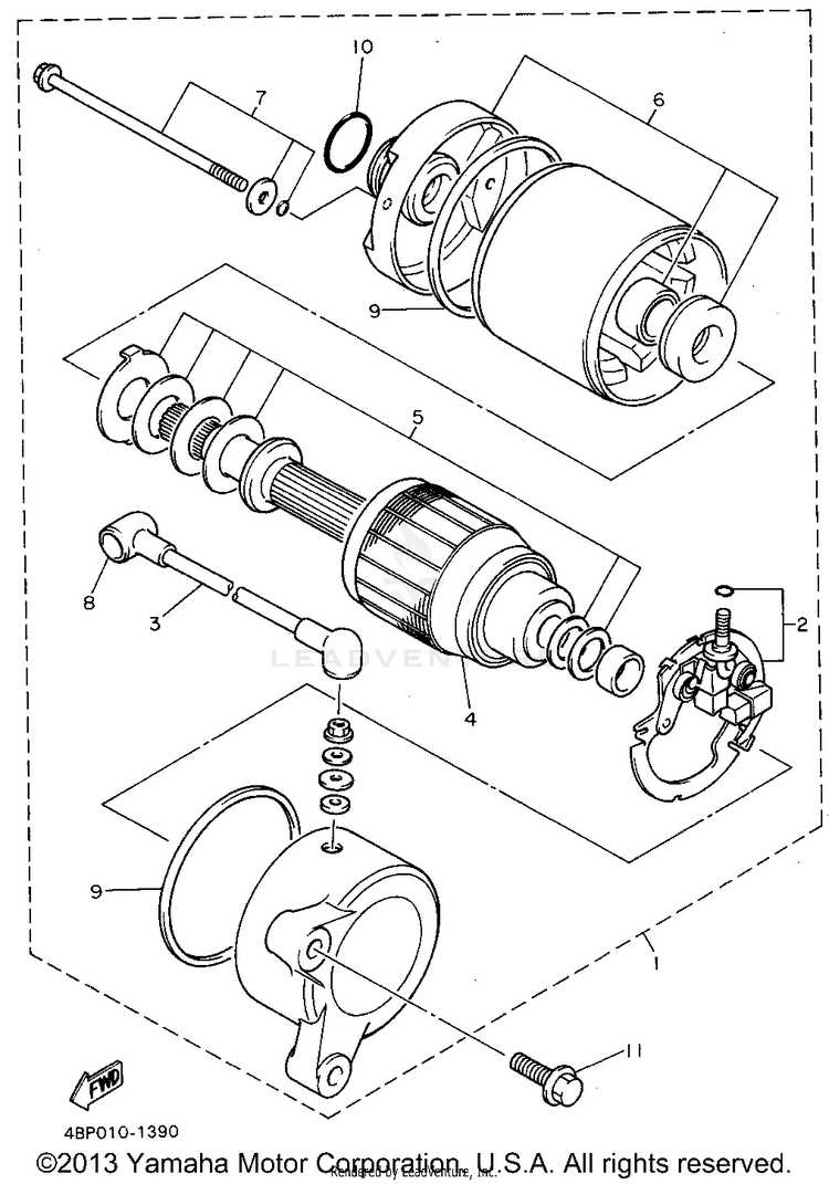Starting Motor Schematic