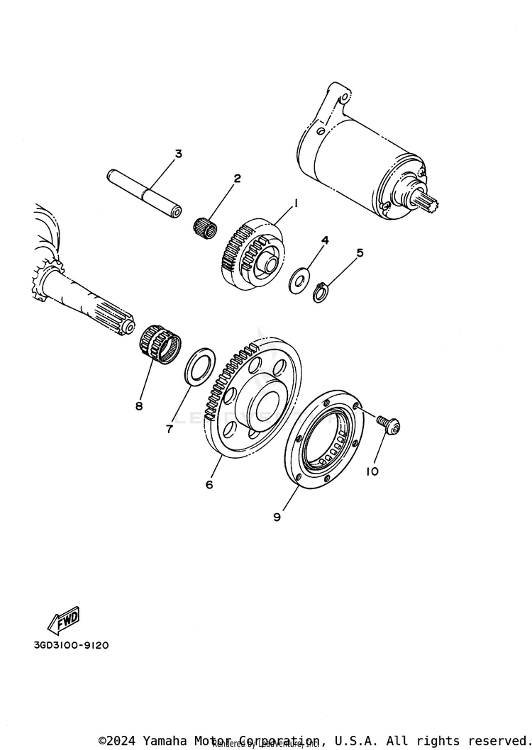 Starter Clutch Schematic
