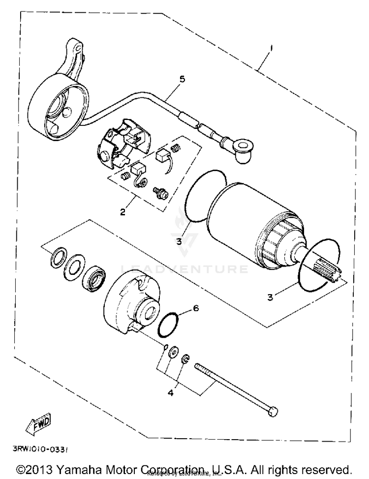 Starting Motor Schematic