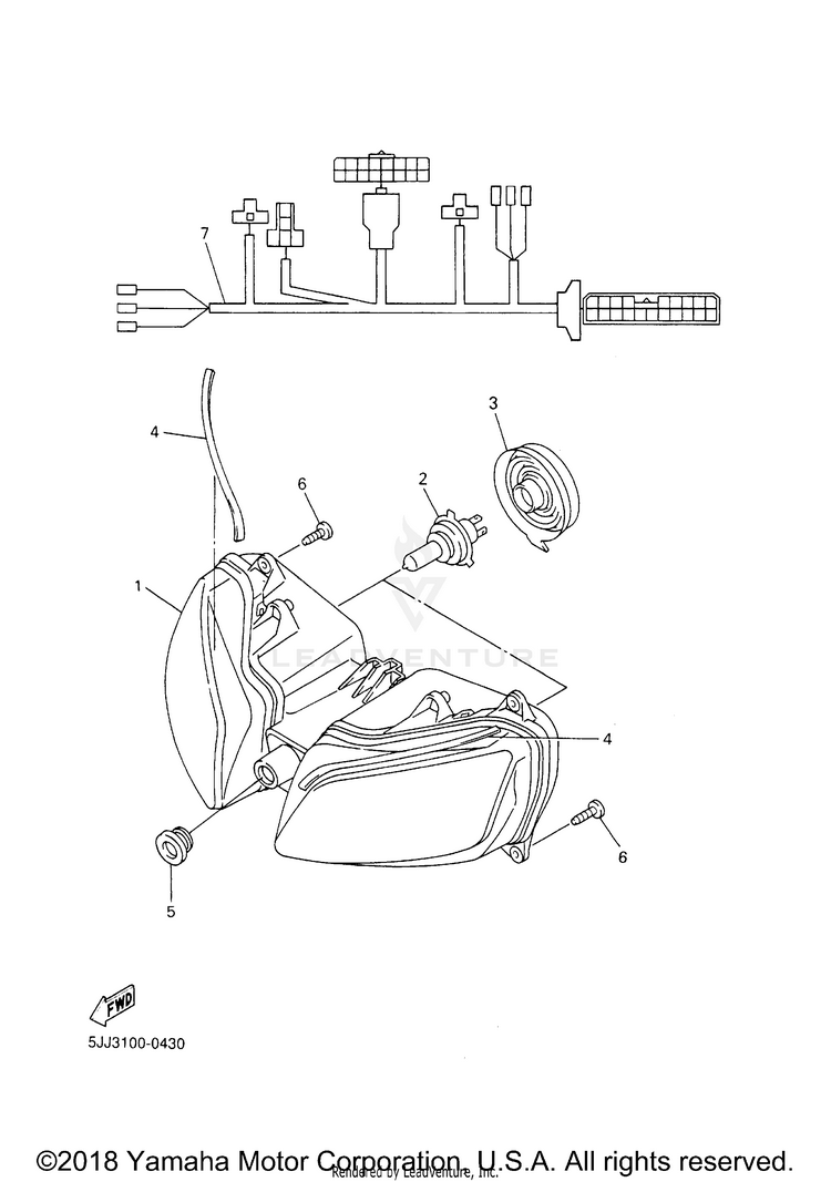 Headlight Schematic