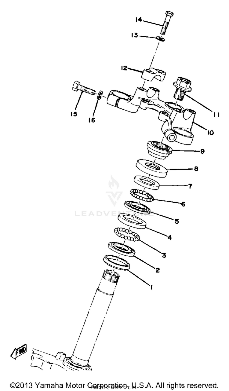 Steering Yz80d Schematic