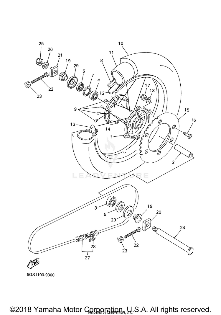 Rear Wheel Schematic
