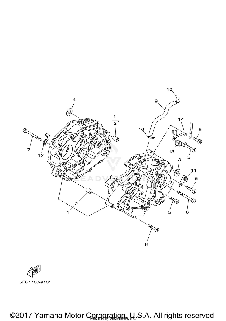 Crankcase Schematic