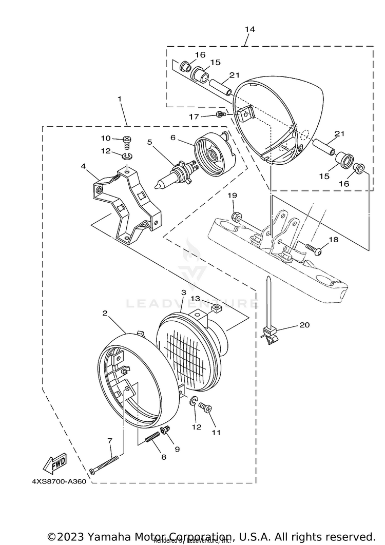 Headlight Schematic