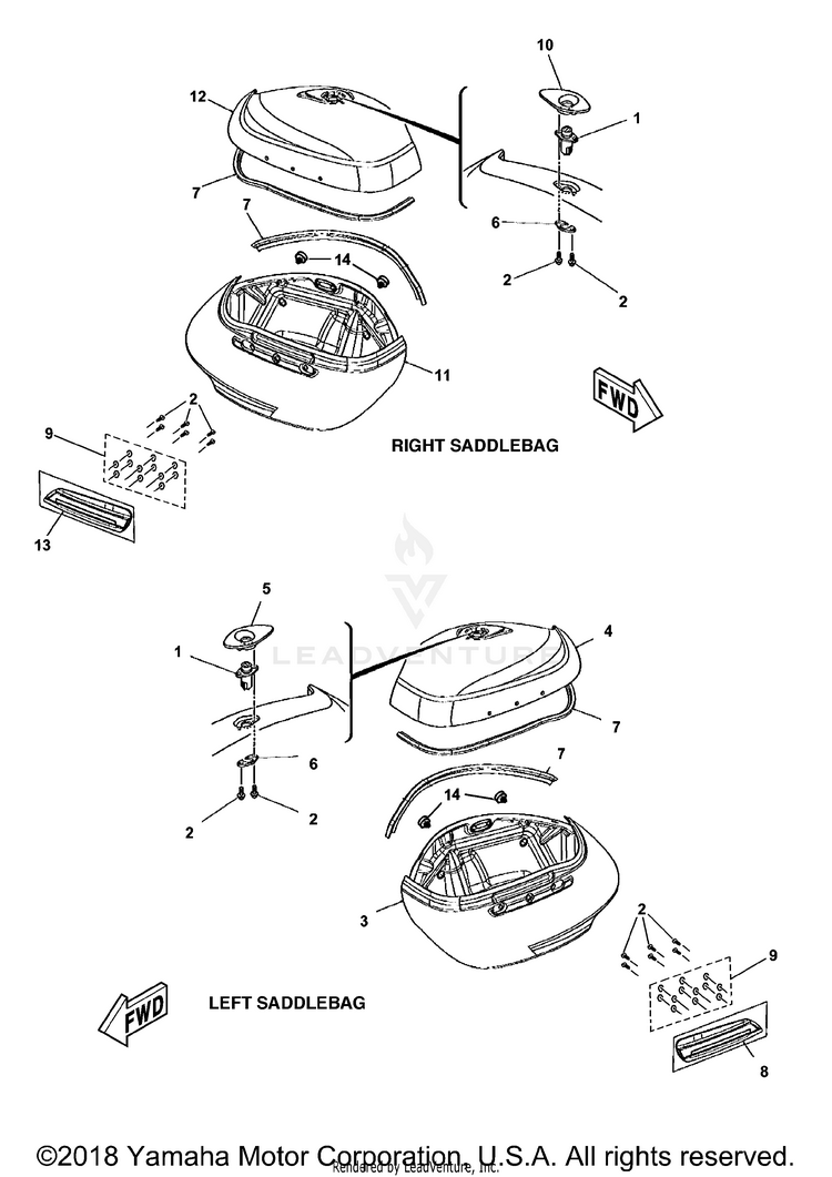 Saddlebags Schematic