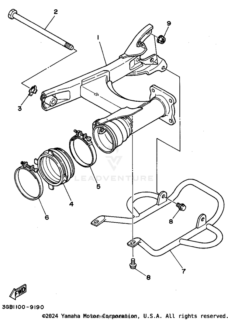 Rear Arm Schematic
