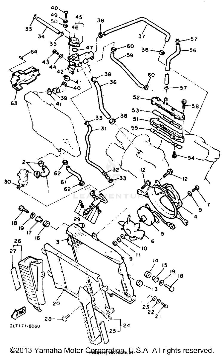 Radiator Hose Schematic