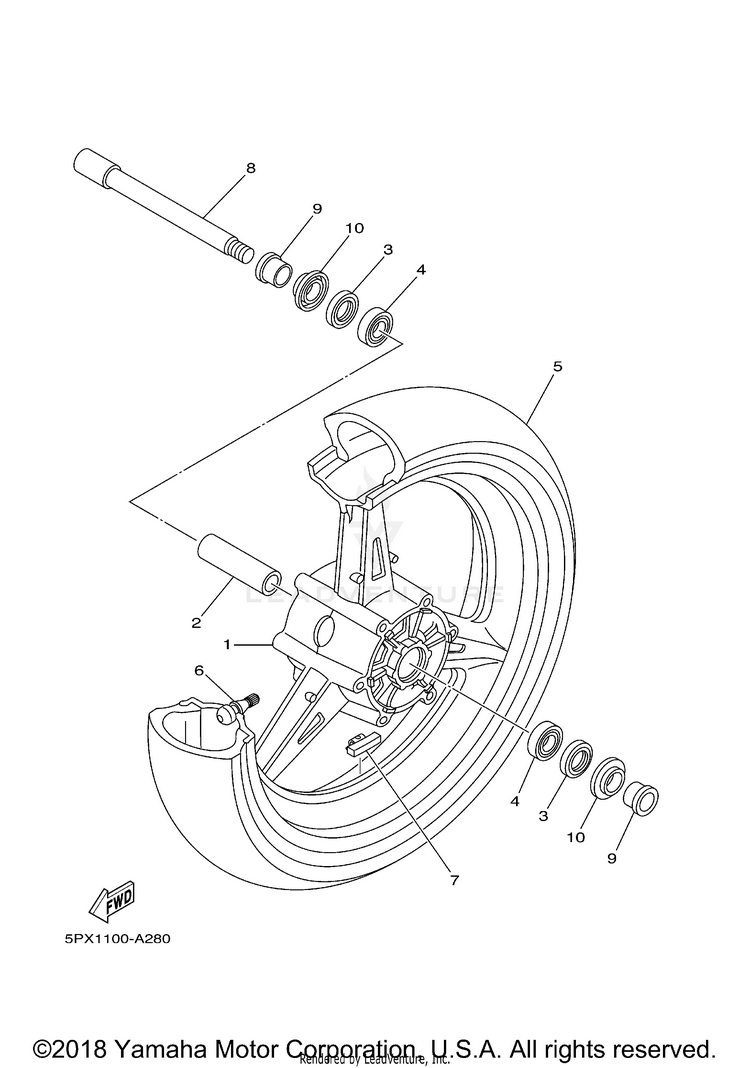Front Wheel Schematic