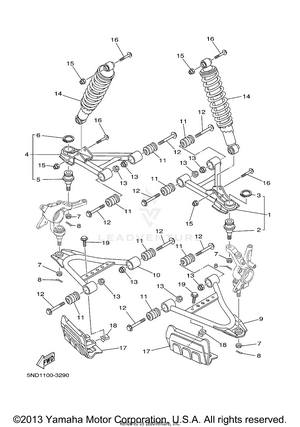 Front Suspension Wheel Schematic