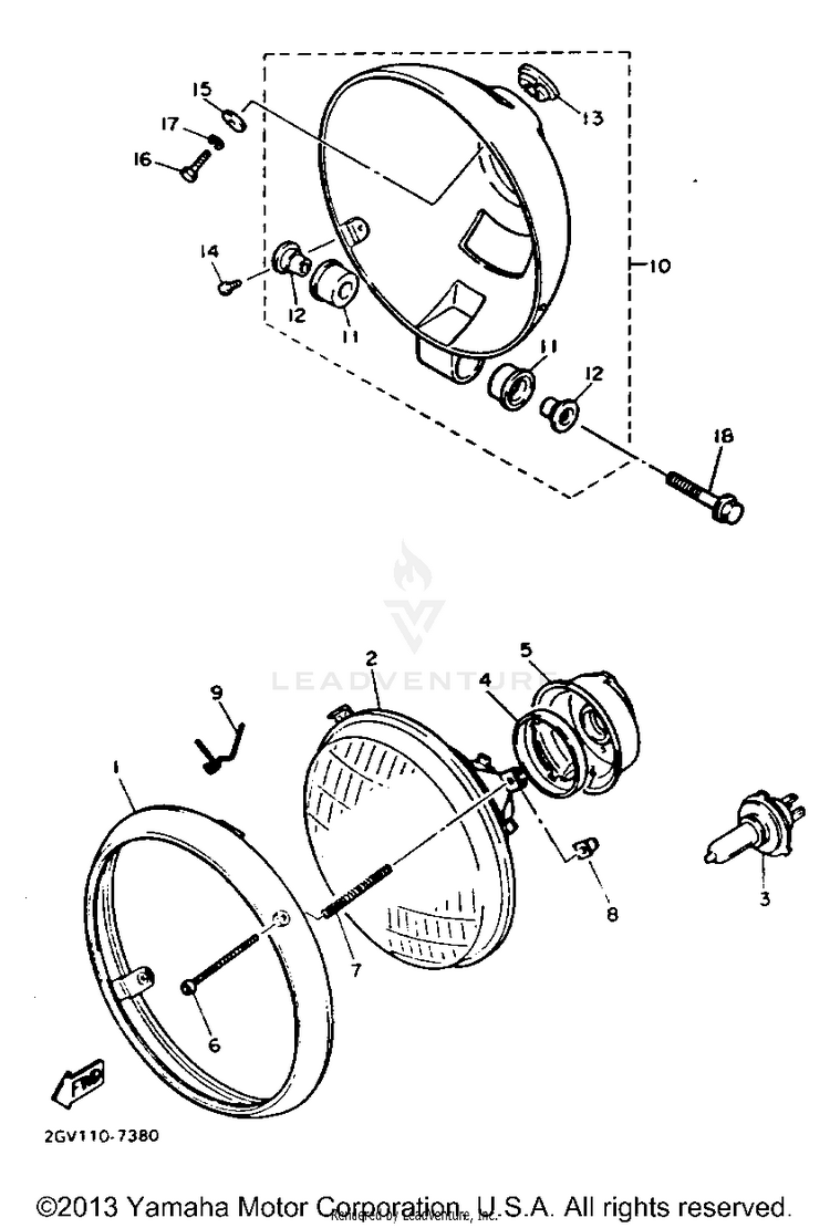 Headlight Schematic