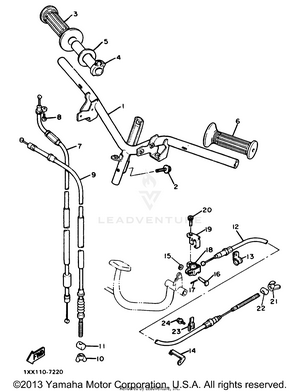 Handlebar Cable Schematic