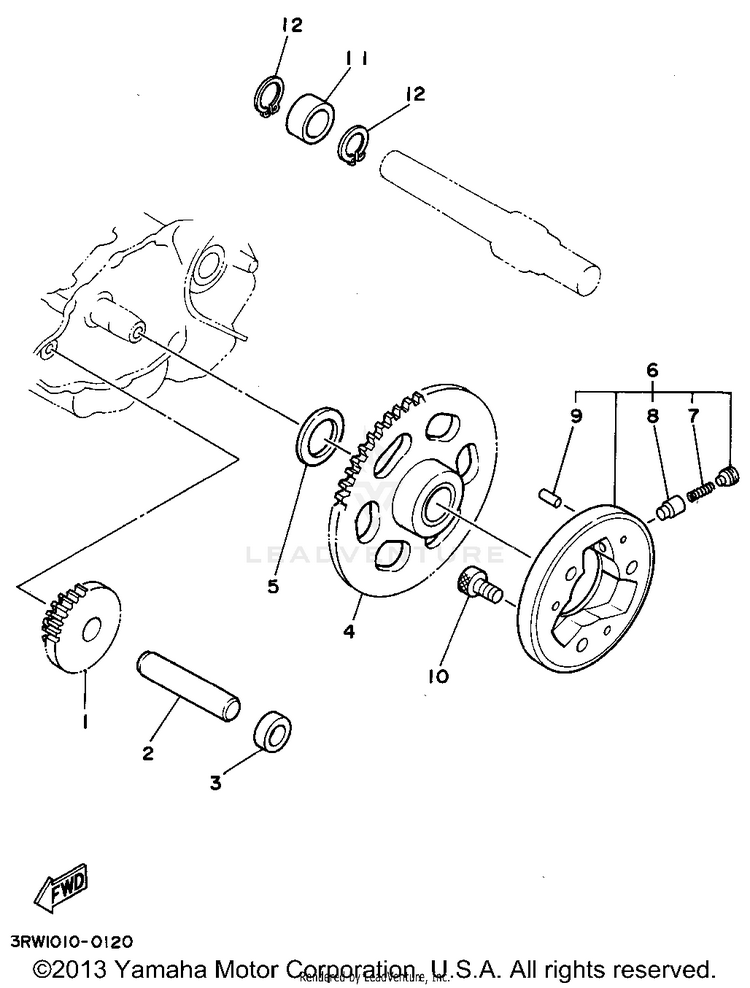 Starter Clutch Schematic