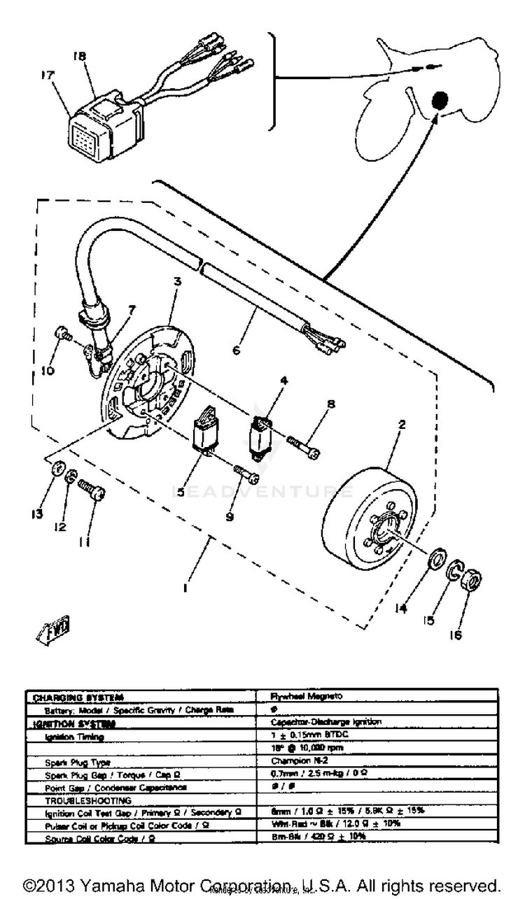 C - D - I - Magneto - Yz60h Schematic