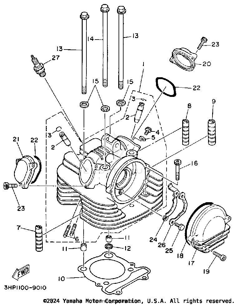 Cylinder Head Schematic
