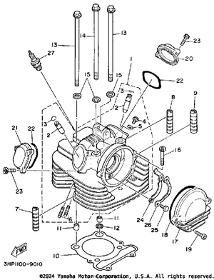 Cylinder Head Schematic