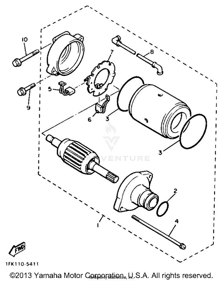 Starting Motor Schematic