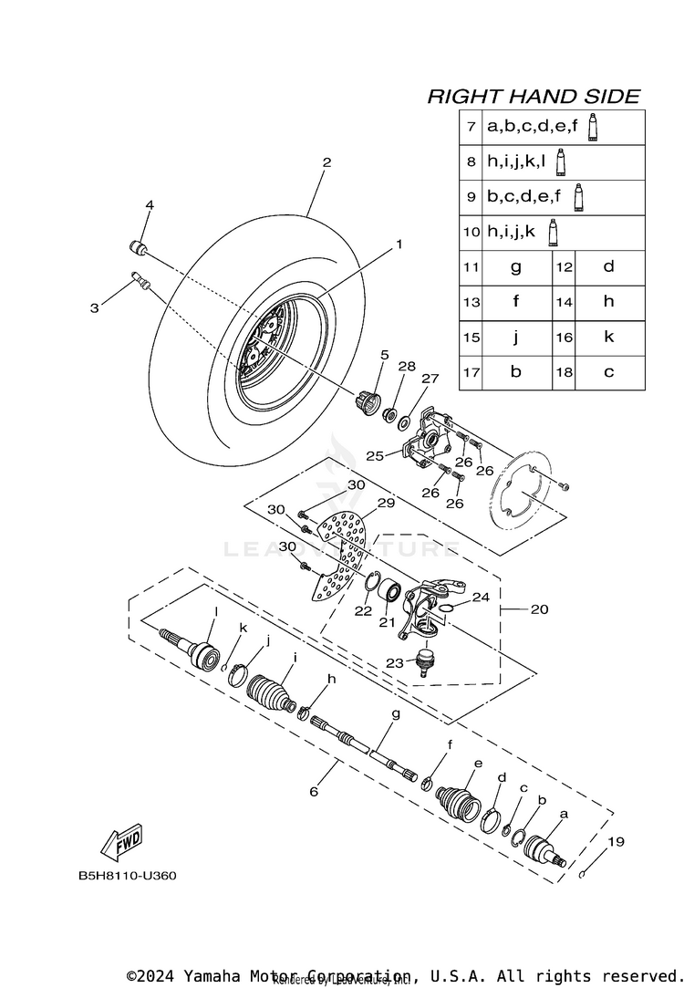 Front Wheel 2 Schematic